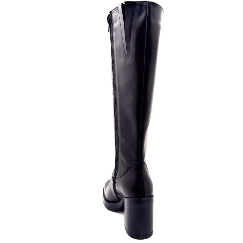 Ivoire 27748 Ro Plateau Cuir Noir Ivoire Chaussures