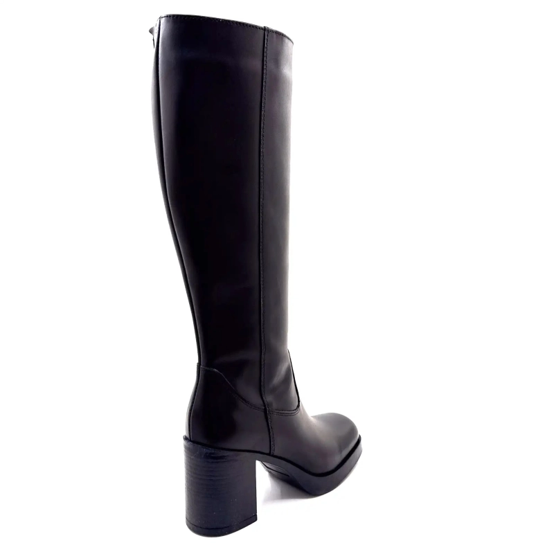 Ivoire 27748 Ro Brett Svart Lær Ivoire Chaussures