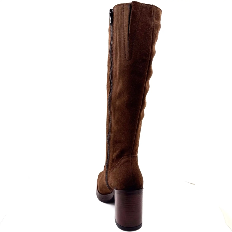 Tavă din piele întoarsă maro Ivoire 27748 Ivoire Chaussures