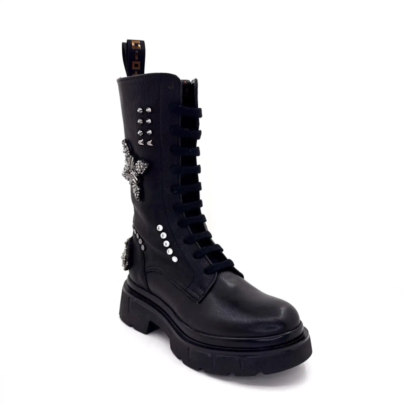 Gio+ Cora 12b Cuero Negro Ivoire Chaussures