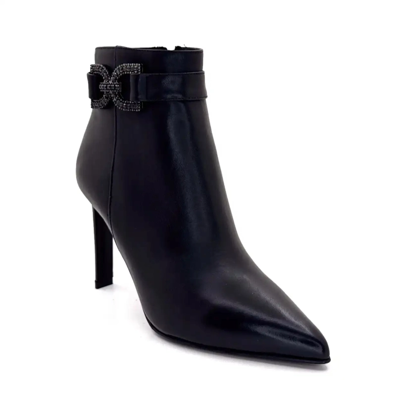 Ivoire 3034 Pelle nera Ivoire Chaussures