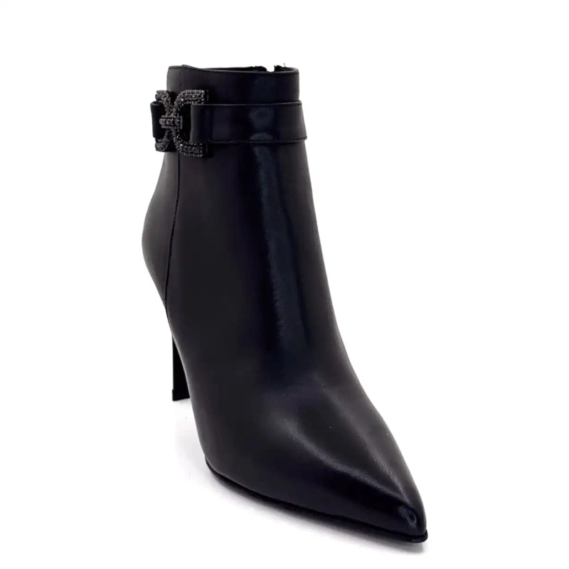 Ivoire 3034 svart skinn Ivoire Chaussures