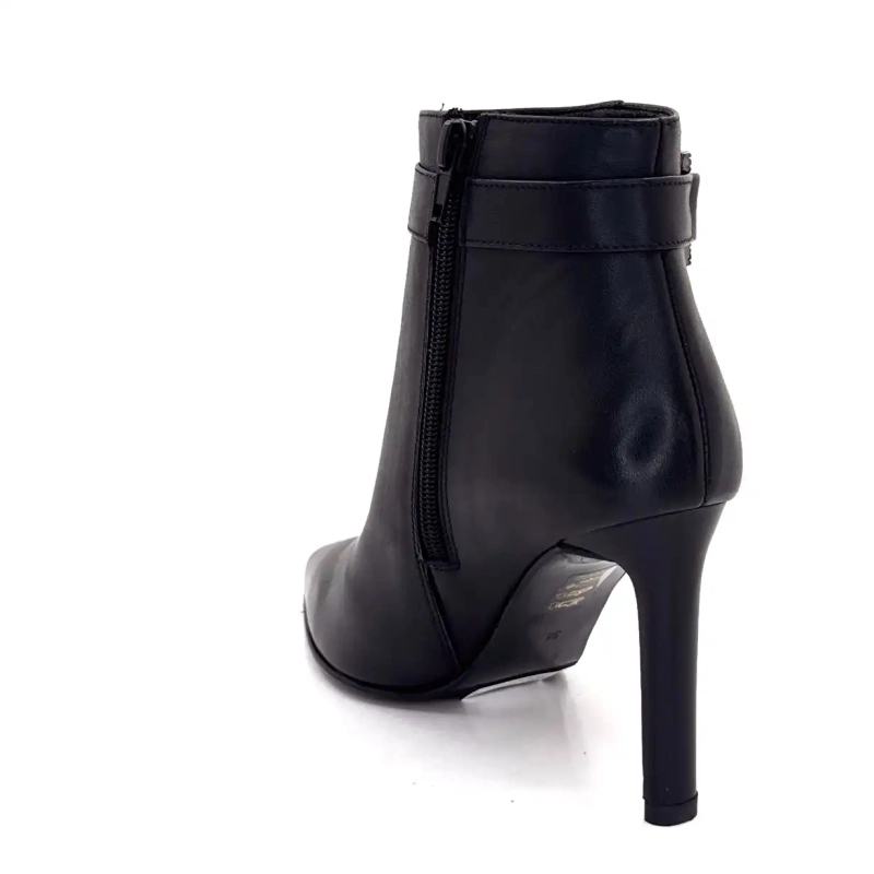 Ivoire 3034 Black Leather Ivoire Chaussures