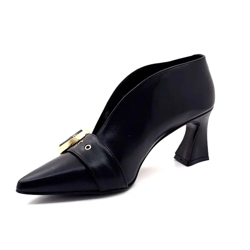 Ivoire 2908 Couro Preto Ivoire Chaussures