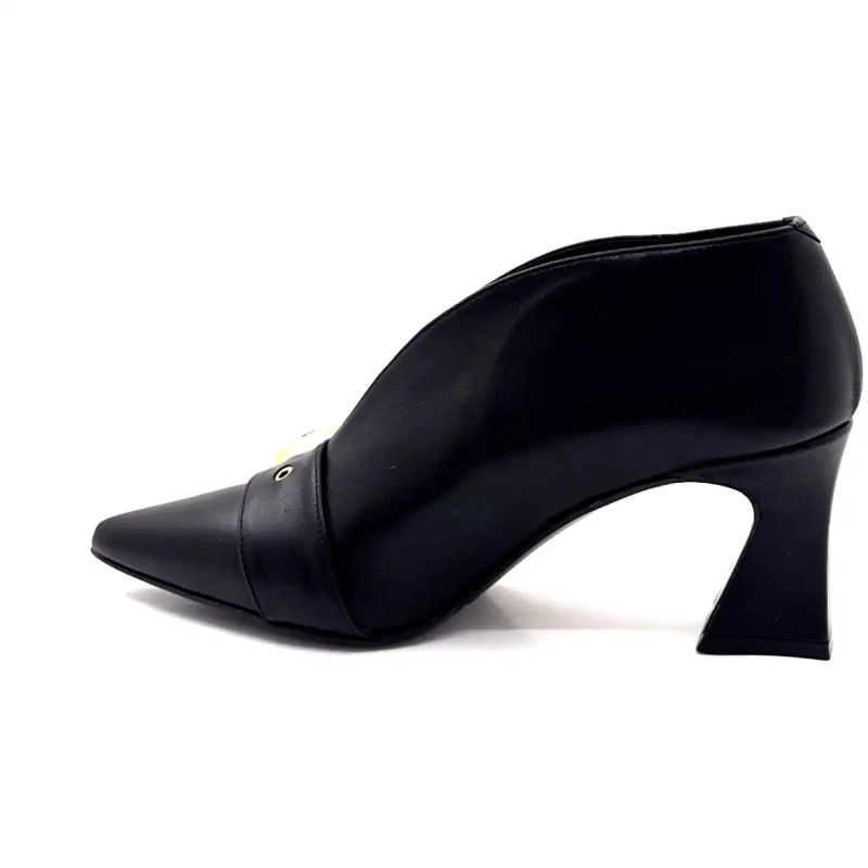 Ivoire 2908 Cuir Noir Ivoire Chaussures