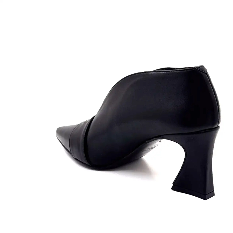 Ivoire 2908 Schwarzes Leder Ivoire Chaussures