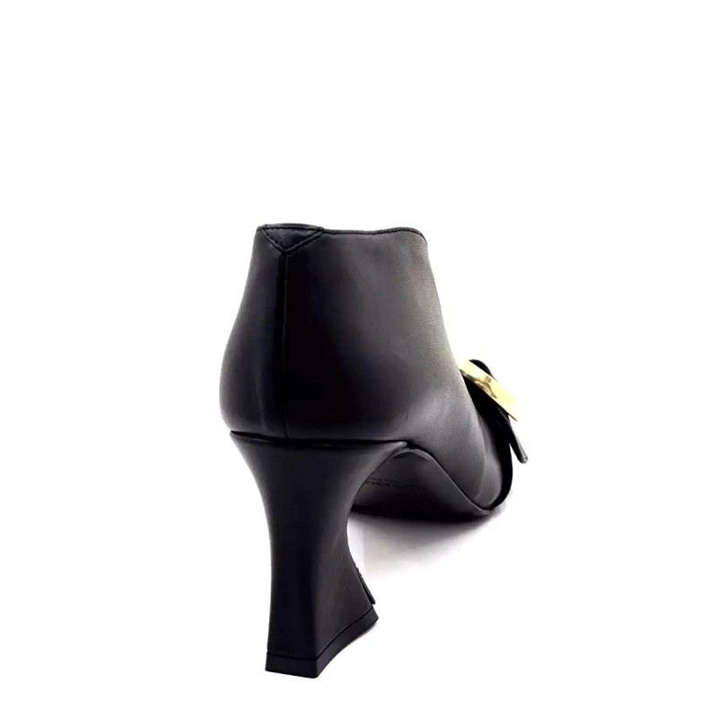 Ivoire 2908 Black Leather Ivoire Chaussures