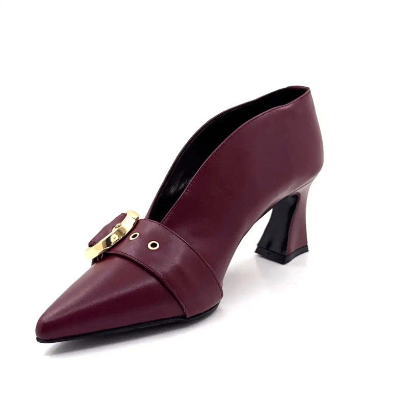 Ivoire 2908 Cuir Bordeaux Ivoire Chaussures