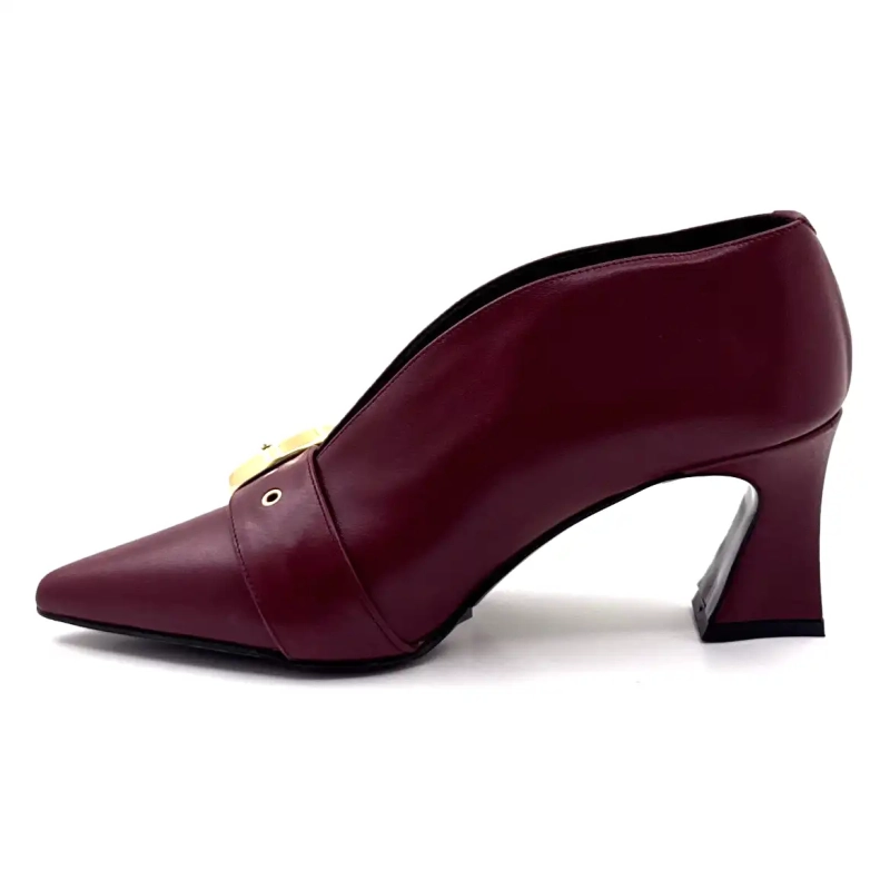 Ivoire 2908 Bordeaux Leer Ivoire Chaussures