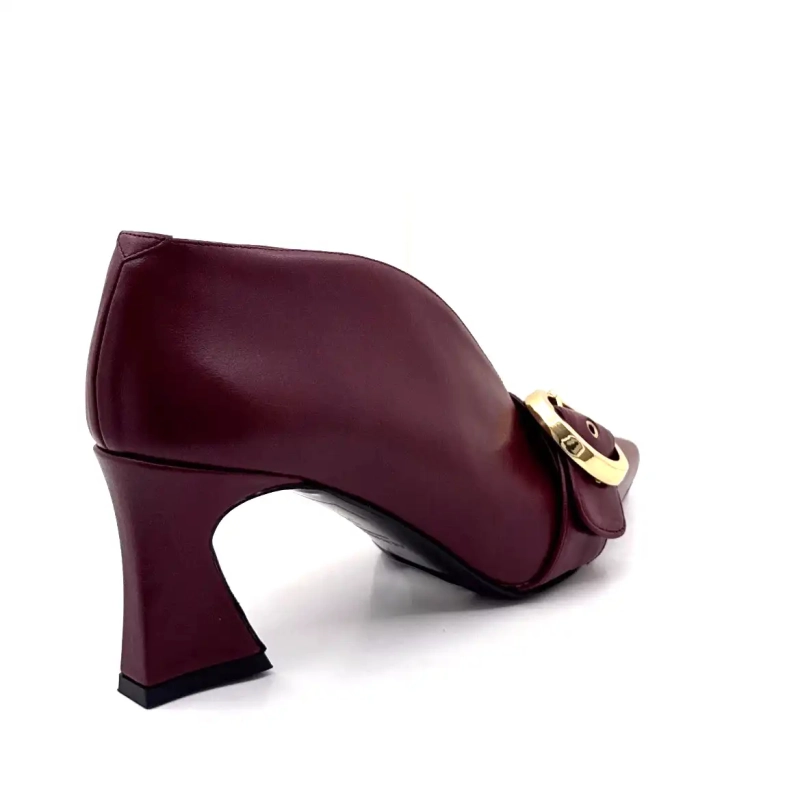 Ivoire 2908 Bordeaux Leder Ivoire Chaussures