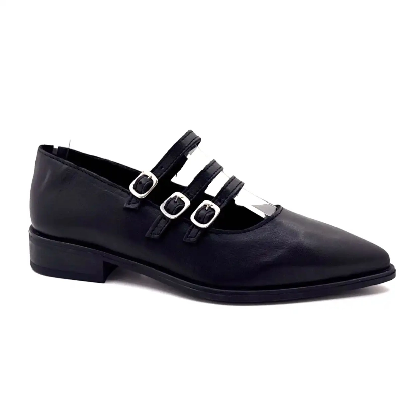 Ivoire 639 6690 Cuir Noir Ivoire Chaussures