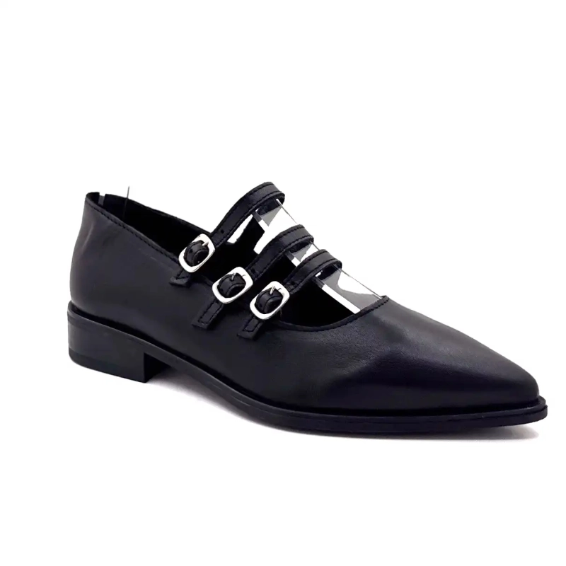 Ivoire 639 6690 Svart läder Ivoire Chaussures