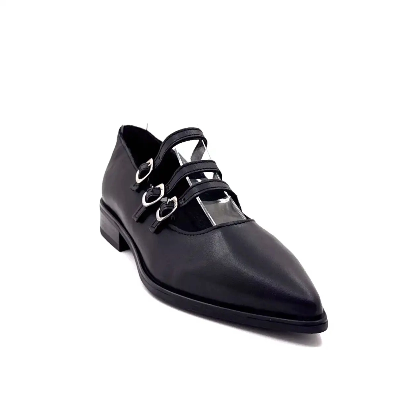 Ivoire 639 6690 Couro Preto Ivoire Chaussures