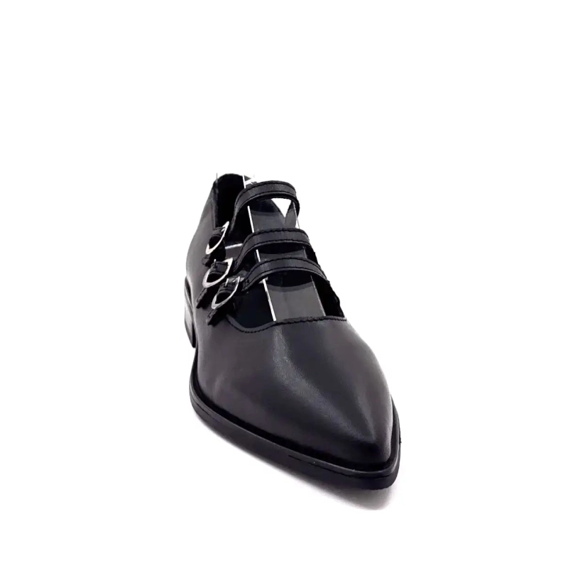 Ivoire 639 6690 Couro Preto Ivoire Chaussures