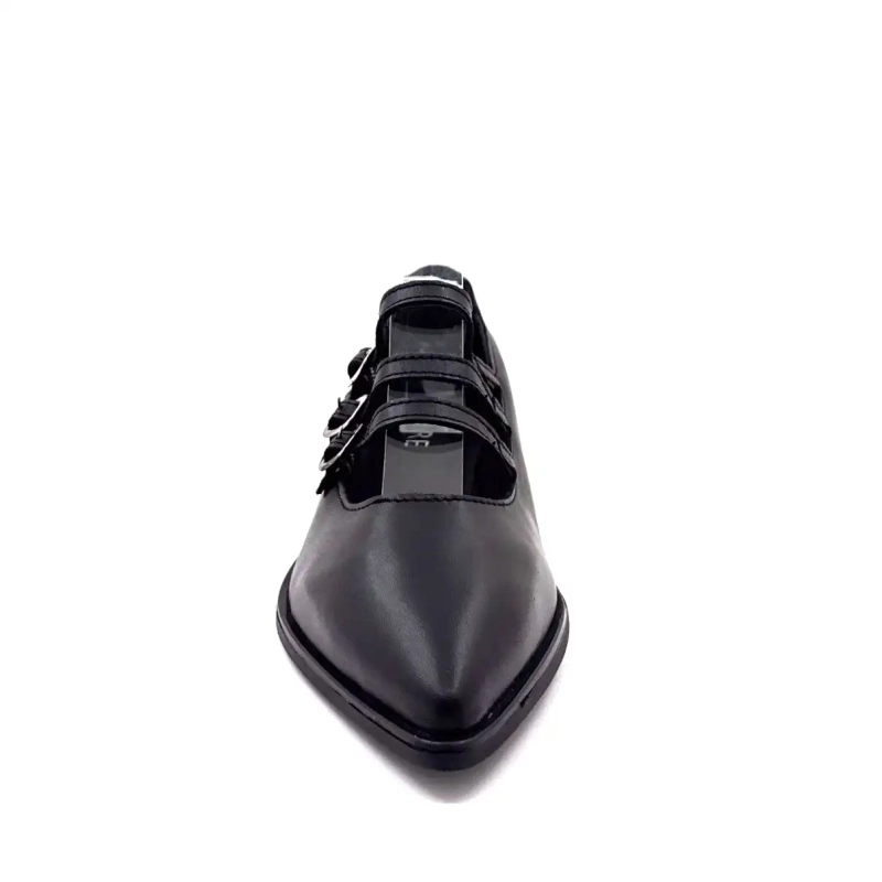 Ivoire 639 6690 Czarna skóra Ivoire Chaussures