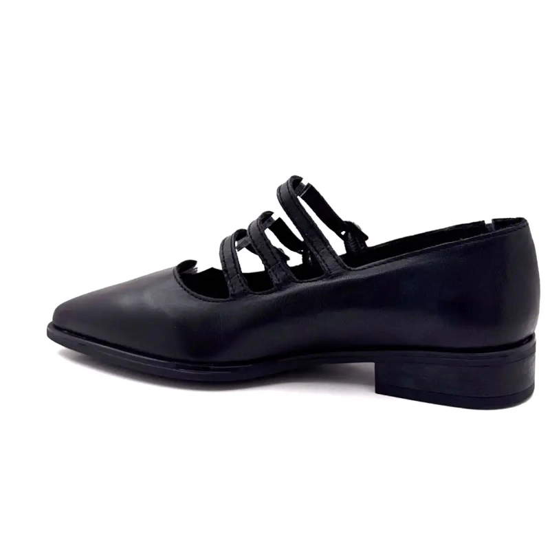 Ivoire 639 6690 Zwart leer Ivoire Chaussures