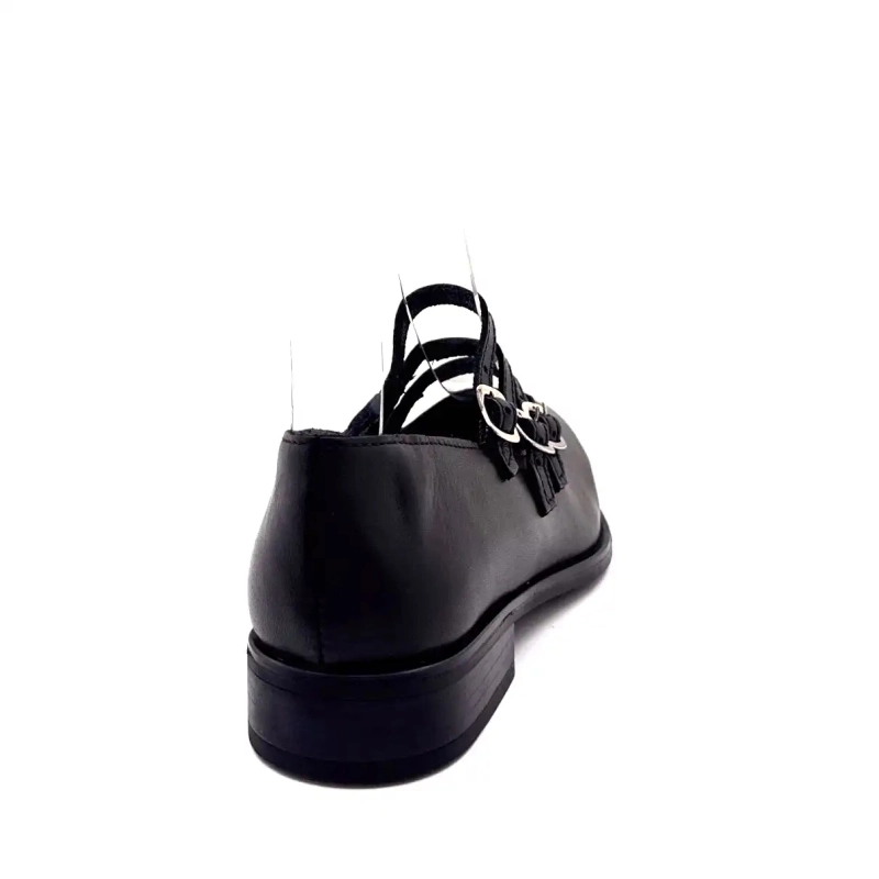 Ivoire 639 6690 Couro Preto Ivoire Chaussures