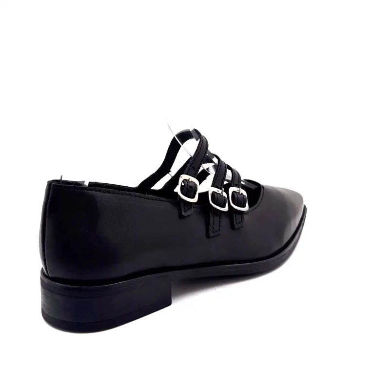 Ivoire 639 6690 Cuero Negro Ivoire Chaussures