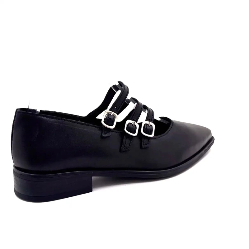 Ivoire 639 6690 Czarna skóra Ivoire Chaussures