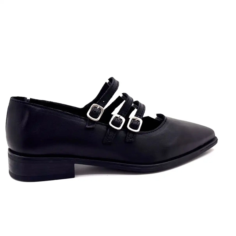 Ivoire 639 6690 Svart läder Ivoire Chaussures