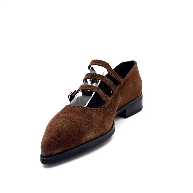 Ivoire 639 6690 Semsket skinn Brun Ivoire Chaussures