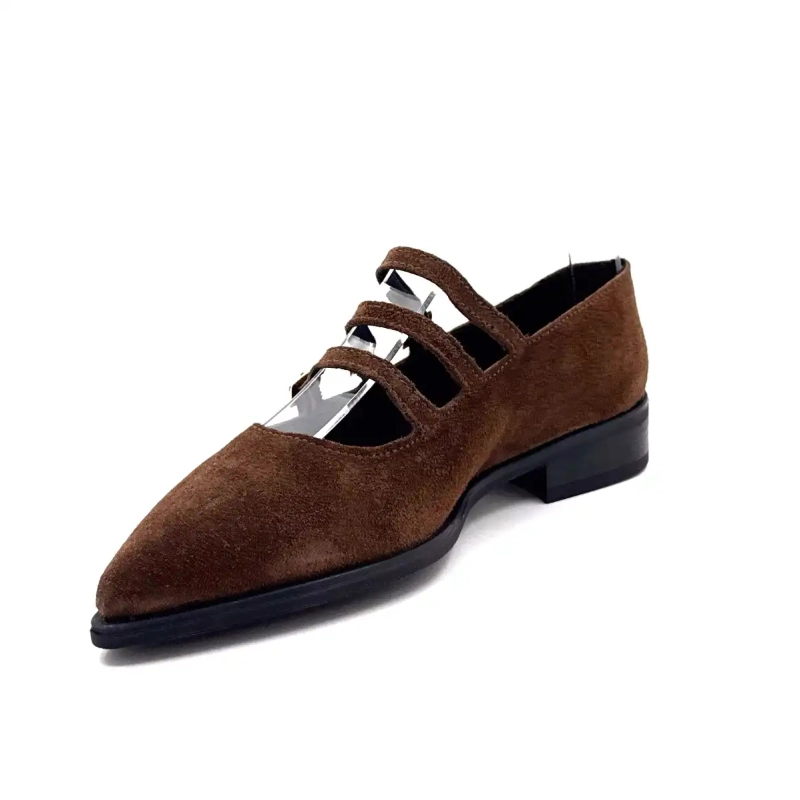 Ivoire 639 6690 Zamsz Brązowy Ivoire Chaussures