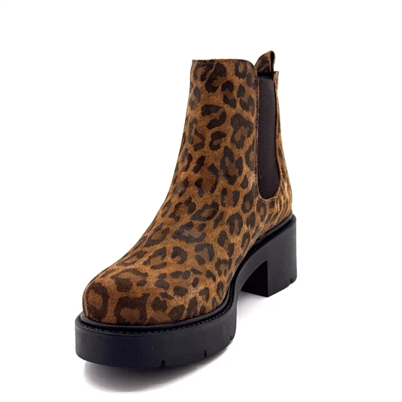 Ivoire 462 1116 Suède Léo Camel Ivoire Chaussures