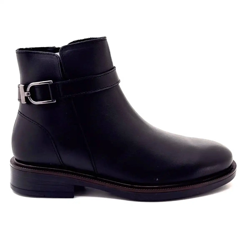 Ivoire 638 6706 Svart skinn Ivoire Chaussures