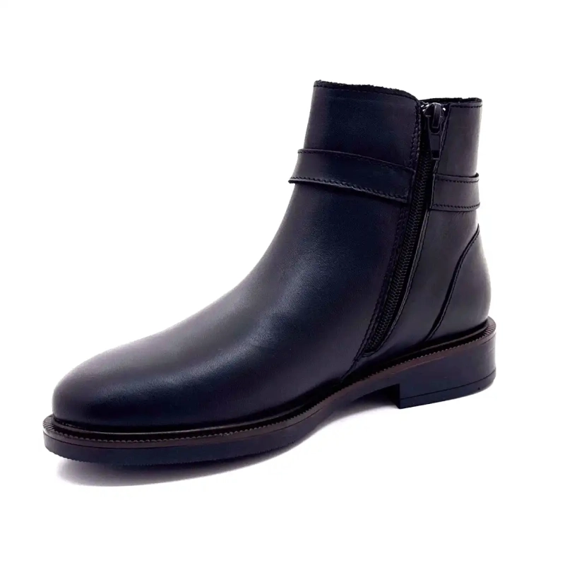 Ivoire 638 6706 Svart skinn Ivoire Chaussures