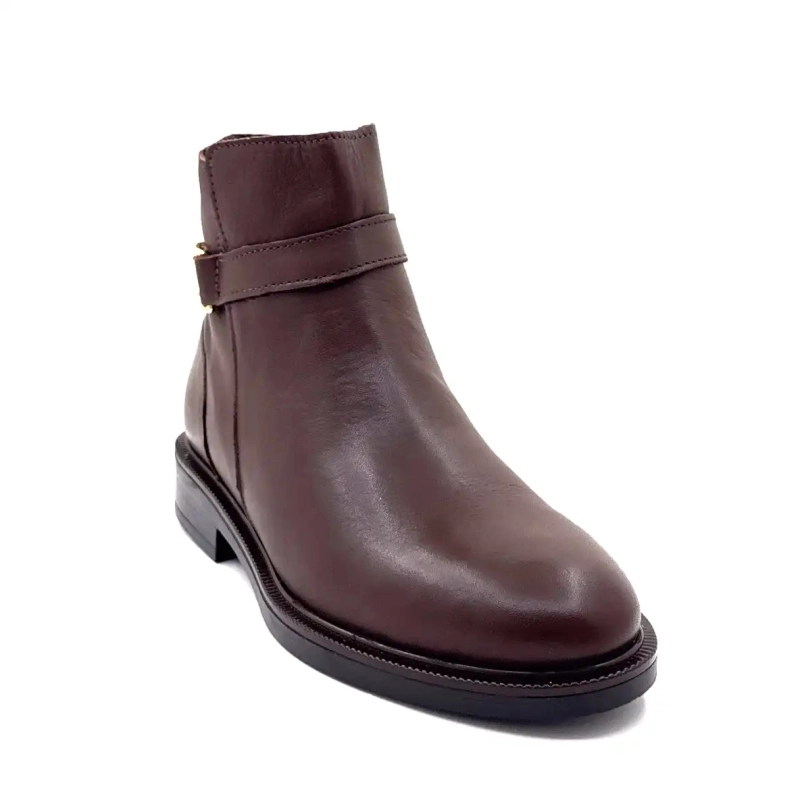 Ivoire 638 6706 Brązowa skóra Ivoire Chaussures