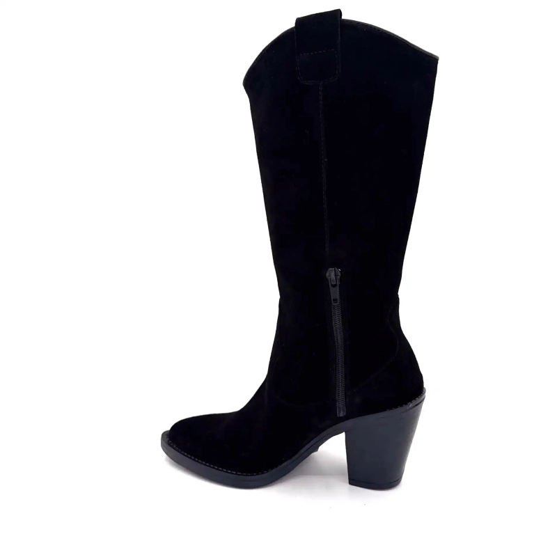 Ivoire 632 6660 Fekete velúr Ivoire Chaussures