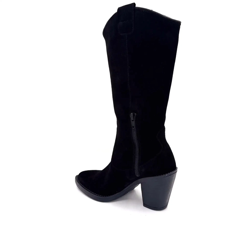 Ivoire 632 6660 Fekete velúr Ivoire Chaussures