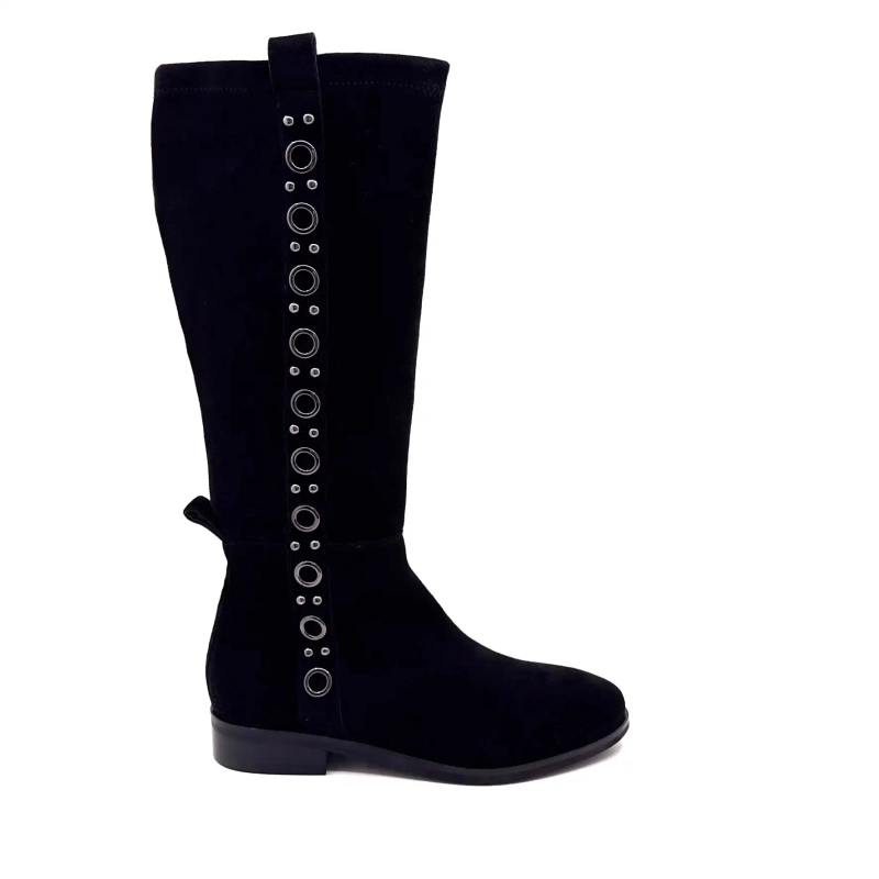 Ivoire 2519 Mindy Zwart Suède Ivoire Chaussures