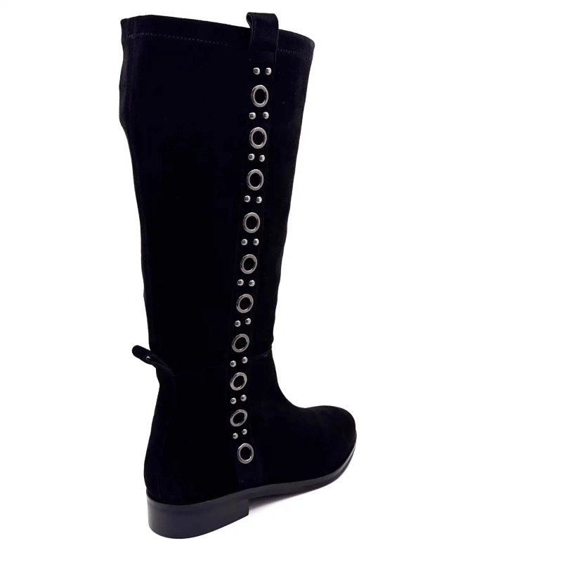 Ivoire 2519 Mindy Nero Scamosciato Ivoire Chaussures