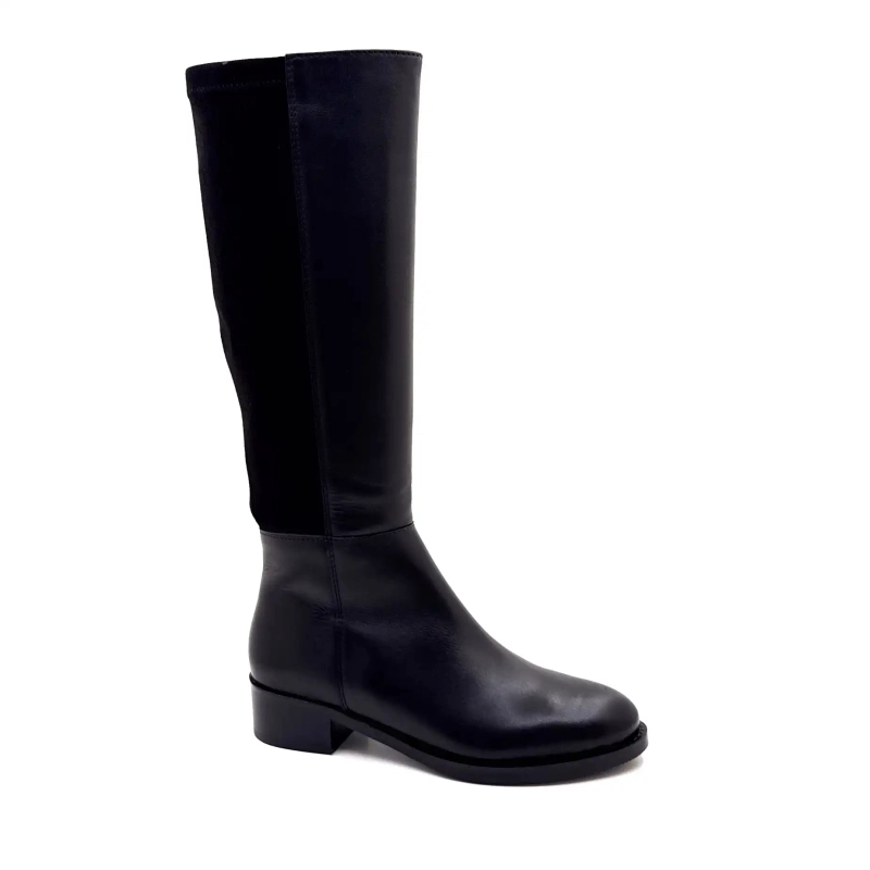 Ivoire 25178 Riding Leather & Black Textile Ivoire Chaussures