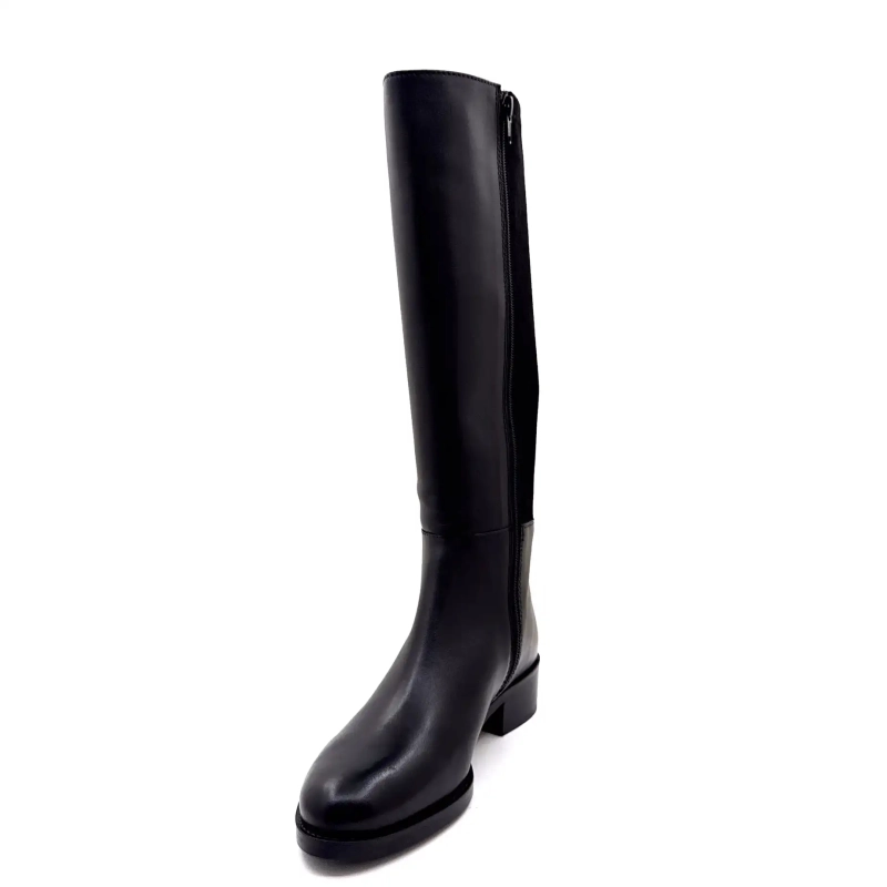 Ivoire 25178 Rijleder & Zwart Textiel Ivoire Chaussures