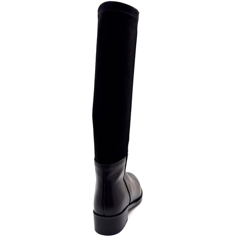 Piele de călărie Ivoire 25178 și material textil negru Ivoire Chaussures