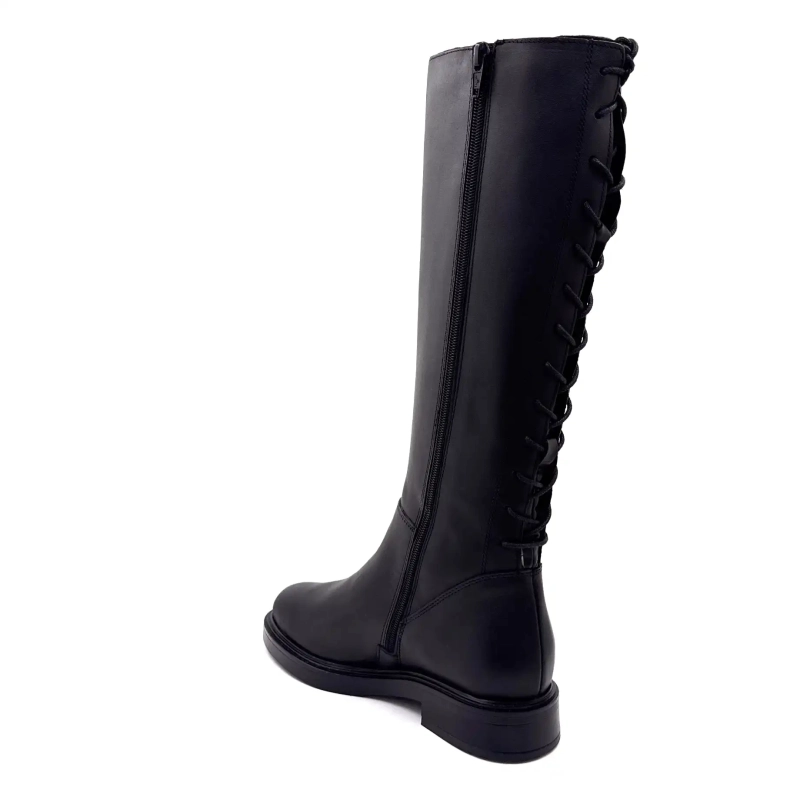 Ivoire 83p165 Zwart leer Ivoire Chaussures