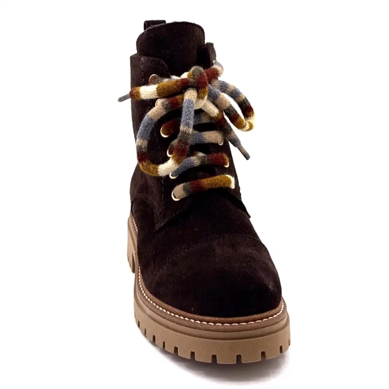 Elena 11641 Daim Czekolada Ivoire Chaussures