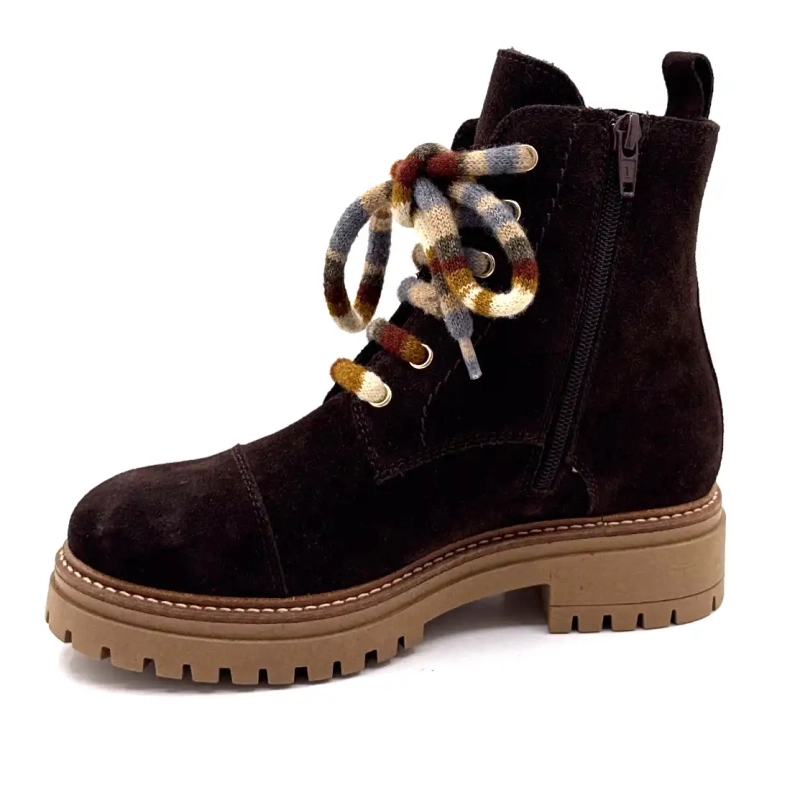 Elena 11641 Daim Czekolada Ivoire Chaussures