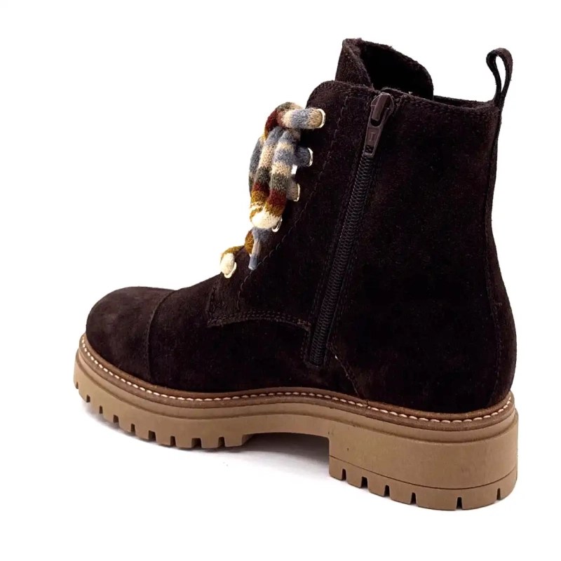 Elena 11641 Daim Choklad Ivoire Chaussures