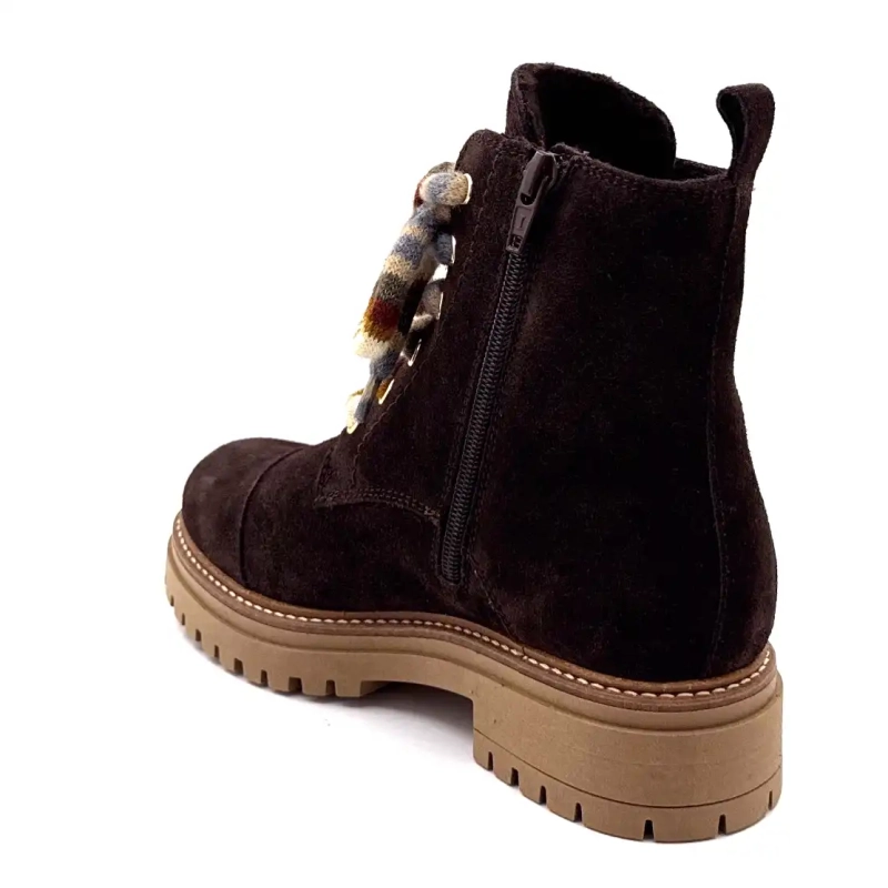 Elena 11641 Daim Chocolade Ivoire Chaussures