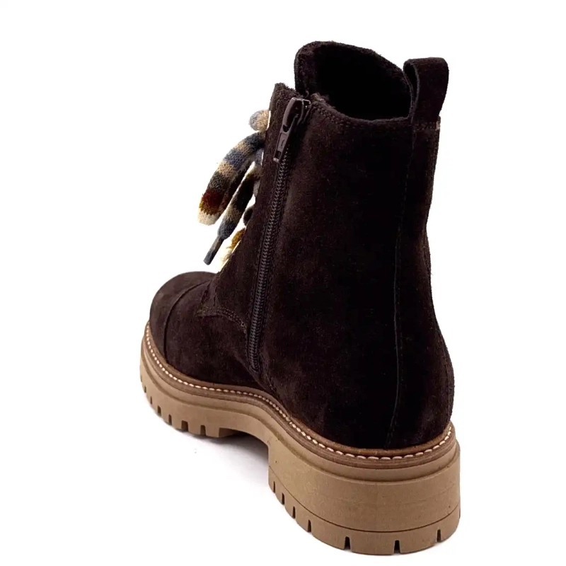 Elena 11641 Daim csokoládé Ivoire Chaussures