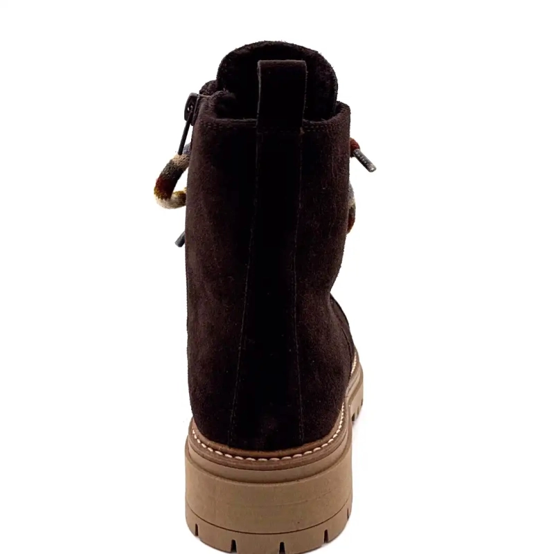 Elena 11641 Daim csokoládé Ivoire Chaussures