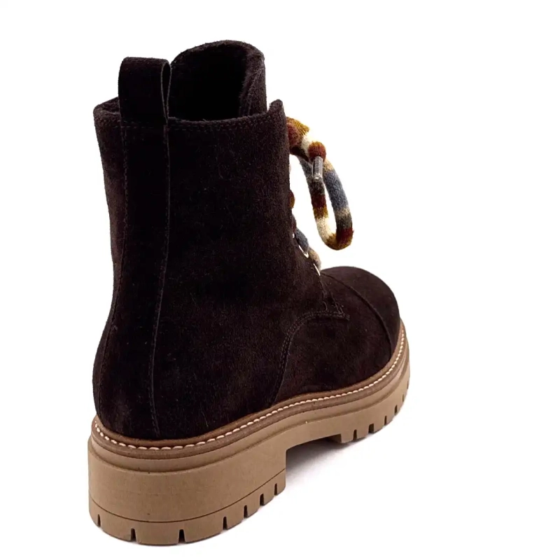 Elena 11641 Daim Chocolat Ivoire Chaussures