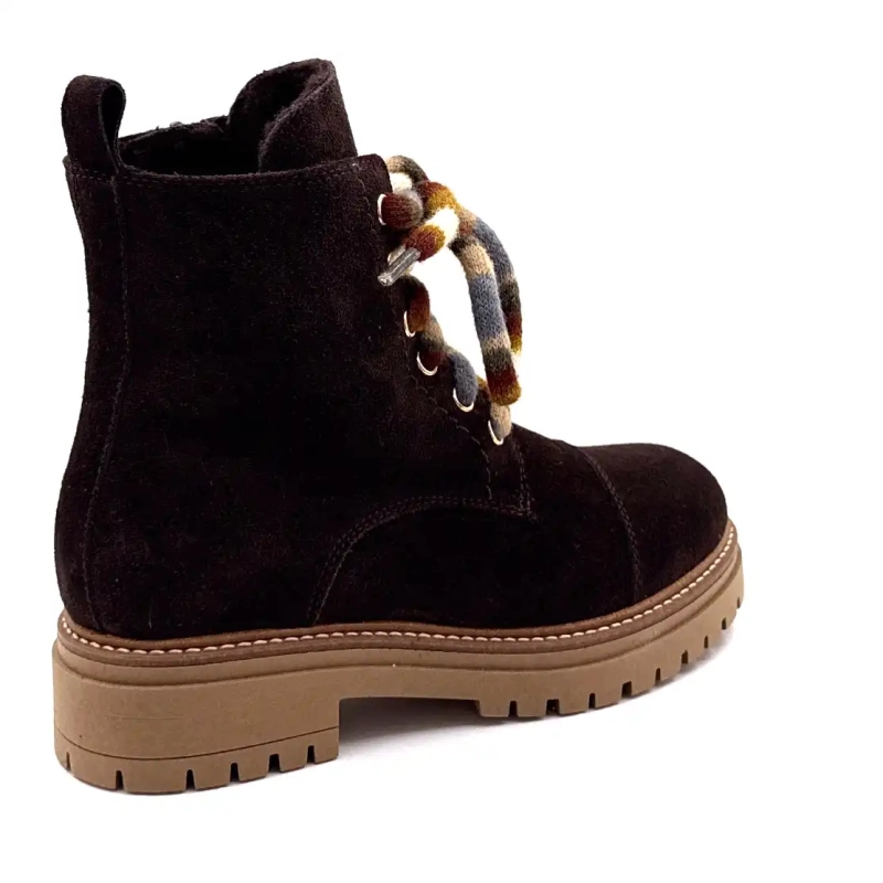 Elena 11641 Σοκολάτα Daim Ivoire Chaussures