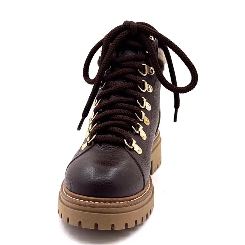 Elena 37953 Barna szemcsés bőr Ivoire Chaussures