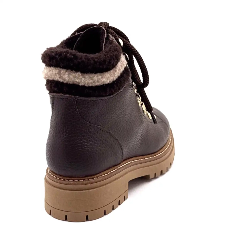 Elena 37953 Piele granulată maro Ivoire Chaussures