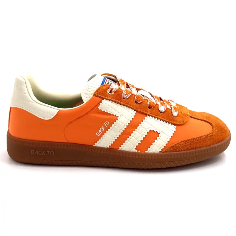 Back70 Ghost 13 Leder, Wildleder & Textil Orange Ivoire Chaussures