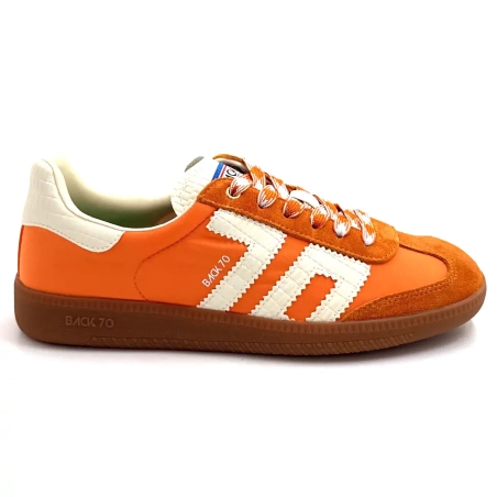 Back70 Ghost 13 Bőr, velúr és textil narancssárga Ivoire Chaussures